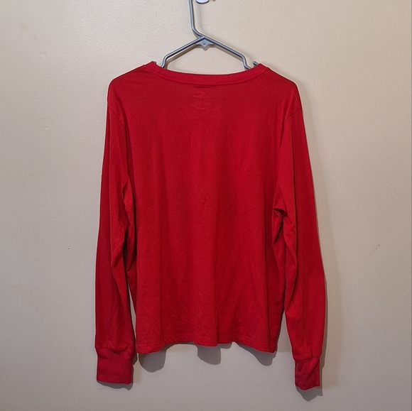 Long Sleeve Red Christmas Shirt - Picture 3 of 4